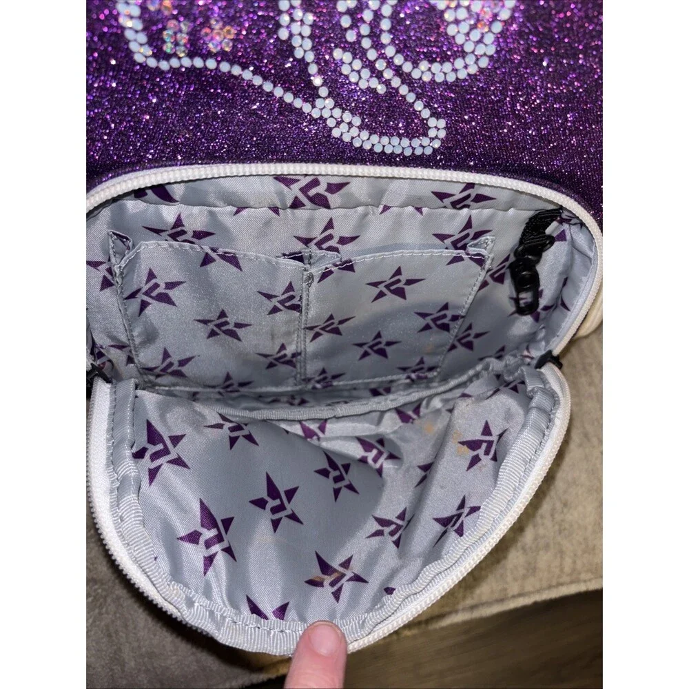 FULL SIZE Dream Bag Sequin Amethyst Purple Rebel Athletic Backpack MSRP $138 Cat